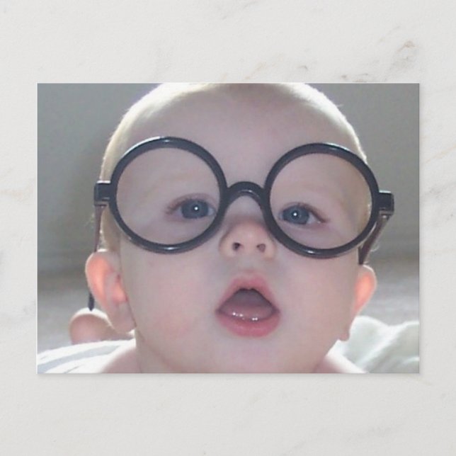 Cartão Postal Bebê Adorável (Frente)