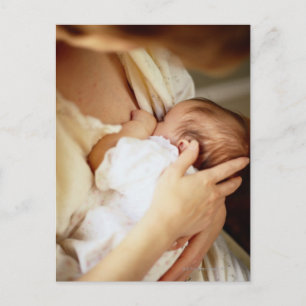Cartão Postal Bebé amamentando da mãe (1-3 meses)