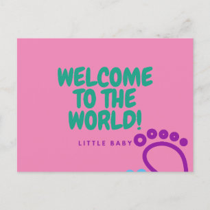 Cartão Postal bebê de posto