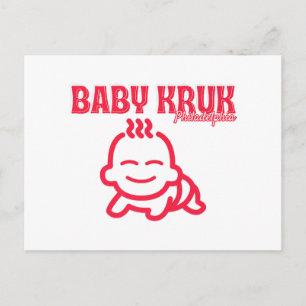 Cartão Postal Bebê Engraçado Kruk Philadelphia Premium