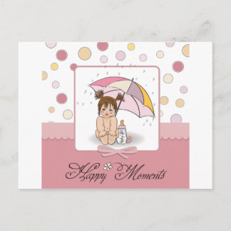 Cartão Postal bebê feliz