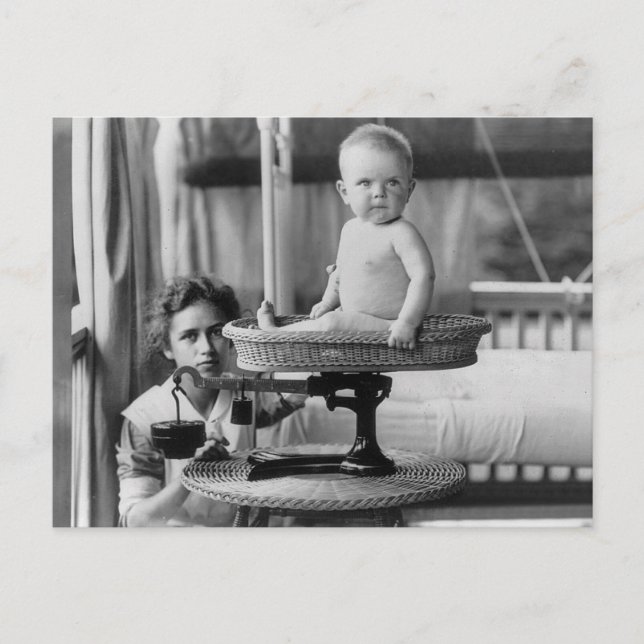 Cartão Postal Bebê Gordura, 1912 (Frente)