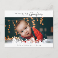 Bebê Primeiro Natal, Anúncio com Foto