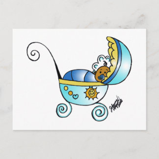 Cartão Postal bebê recém-nascido