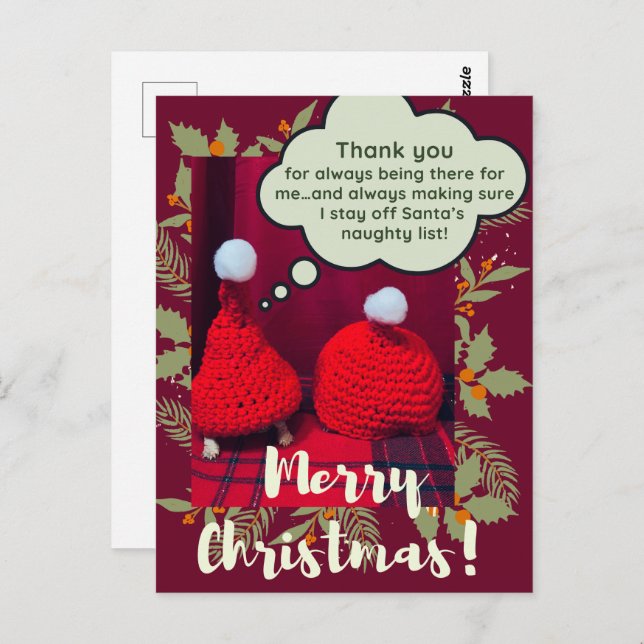 Cartão Postal Bebê Sulcata Tortoise Melhor Amigos Engraçado Nata (Frente/Verso)