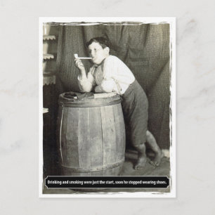 Cartão Postal Beber e Fumar eram apenas o Começo