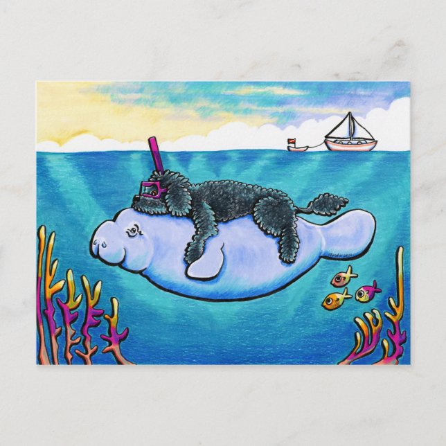 Cartão Postal Bebês da água (Frente)