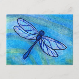 Cartão Postal Bebida Azul Esperançosa Espessura Água
