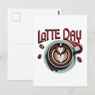 Cartão Postal Bebidas de Café