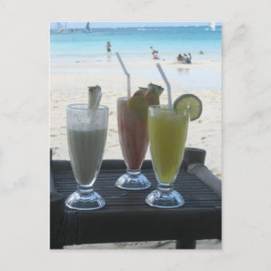 Cartão Postal Bebidas tropicais