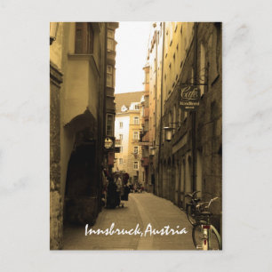 Cartão Postal Beco típico europeu