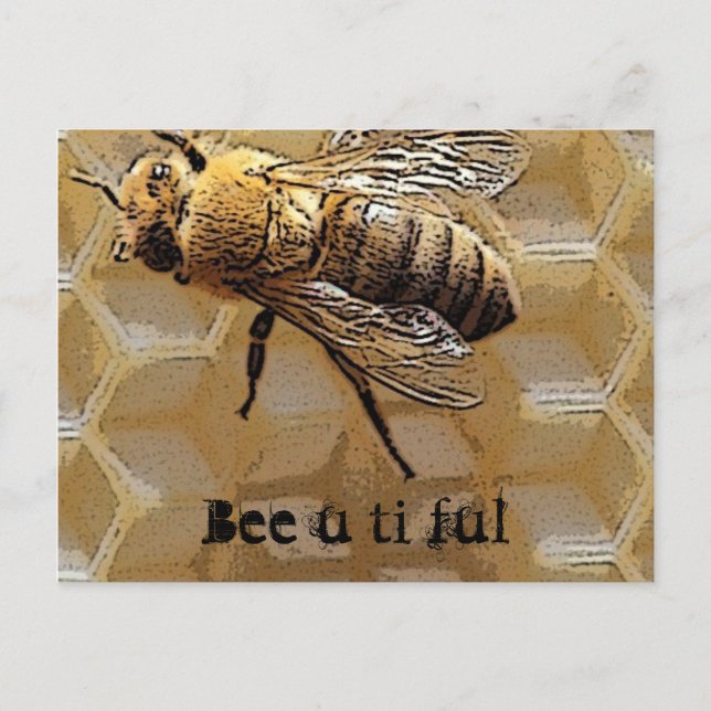 Cartão Postal Bee u ti (Frente)
