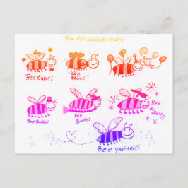 Cartão Postal Bee Uma Inspiração
