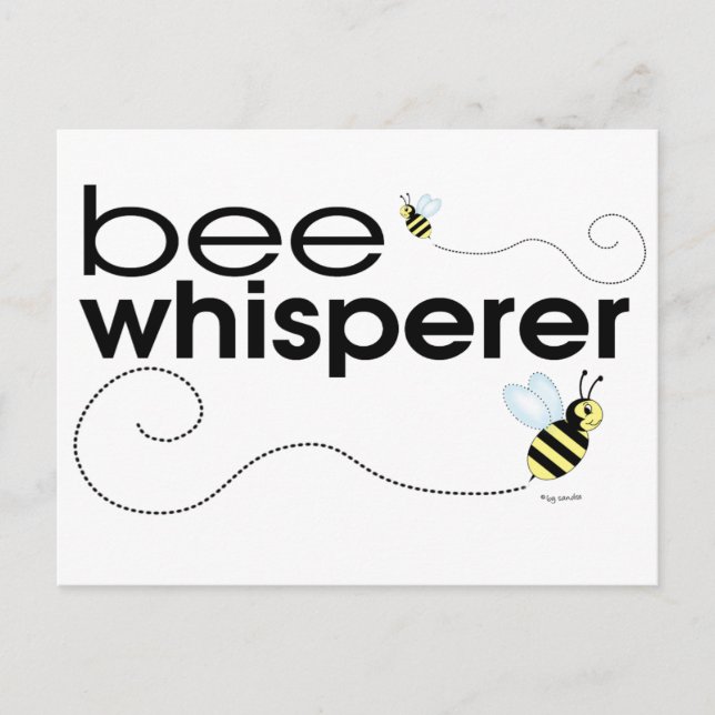 Cartão Postal Bee Whisperer (Frente)