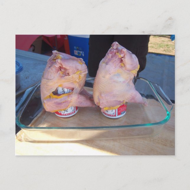 Cartão Postal Beer Can Pheasant (Frente)