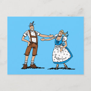 Cartão postal BEER FESTIVAL Casal Love