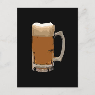 Cartão Postal Beer Mug