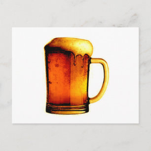 Cartão Postal Beer Mug