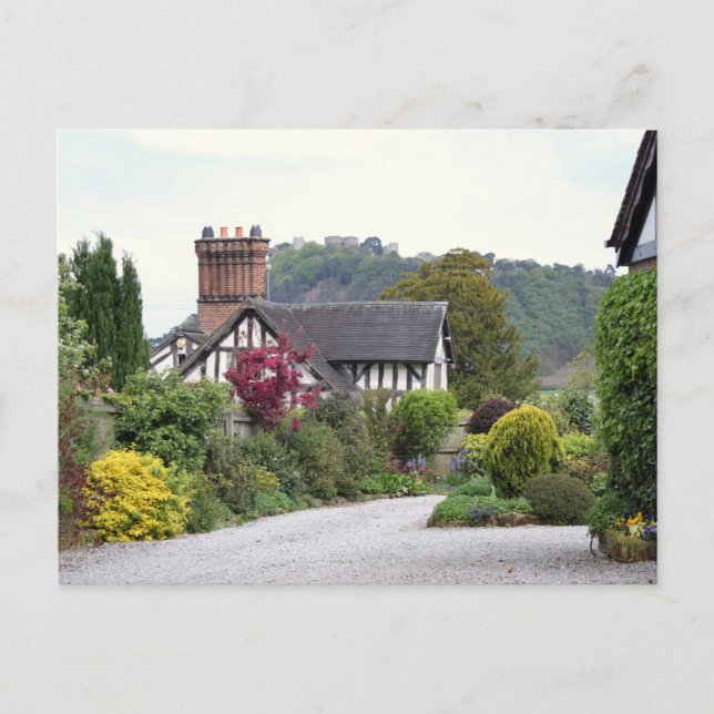 Cartão Postal Beeston Castle View (Frente)