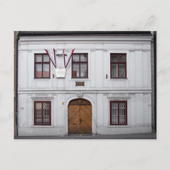 Cartão Postal Beethoven - Grillparzer Haus (Frente)
