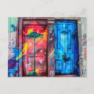 Cartão Postal Behind Magic Doors (Valparaíso, Chil