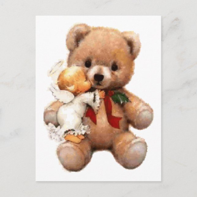 Cartão Postal Beijado por um anjo (Frente)