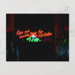 Cartão Postal Beije-me debaixo do Mistério