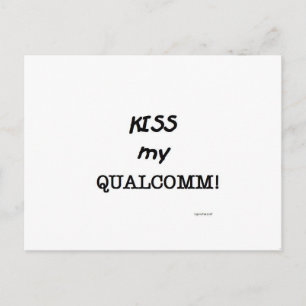 Cartão Postal Beije meu Qualcomm
