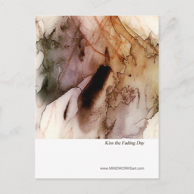 Cartão Postal Beije o Dia do Desvanecimento (Frente)