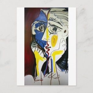 Cartão Postal Beijo de estilo