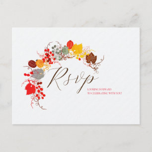 Cartão Postal Beijo Francês Flores de Uva Doce de Casamento