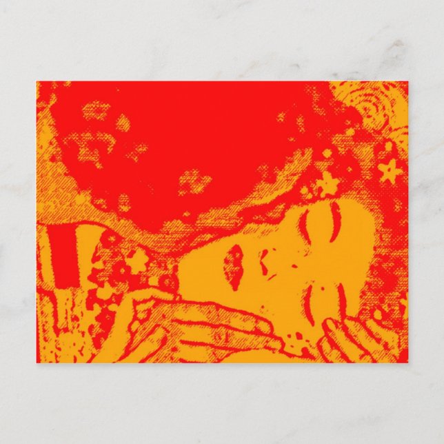 Cartão postal Beijo Quente (Frente)