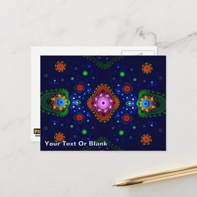 Cartão Postal Bejeweled (Frente/Verso In Situ)