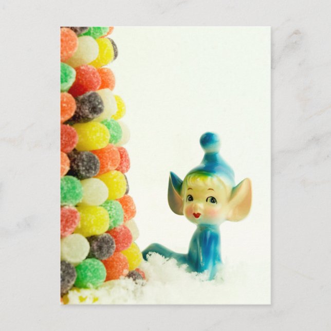 Cartão Postal Bela a Pixie Elf (Frente)