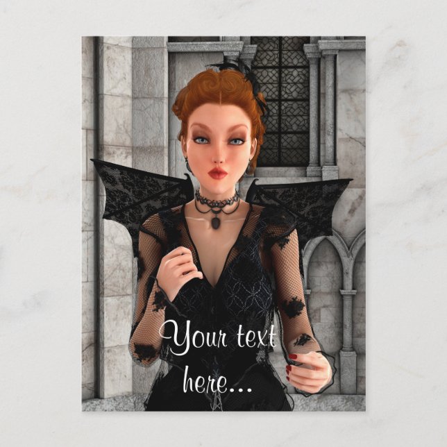 Cartão Postal Bela Bruxa (Frente)