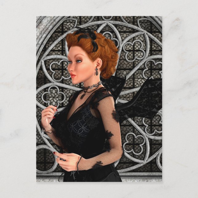 Cartão Postal Bela Bruxa (Frente)