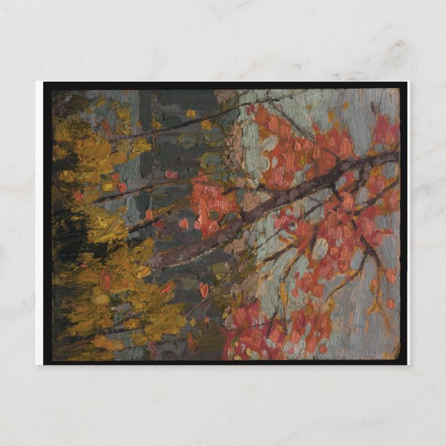 Cartão Postal Bela Cena do Deserto Canadense Tom Thompson (Frente)