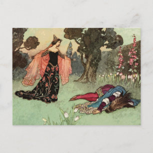 Cartão Postal Bela e a Besta - Warwick Goble