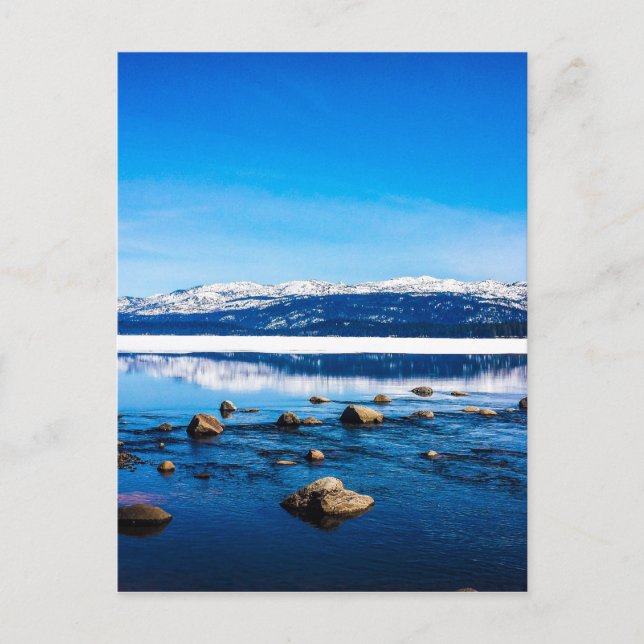 Cartão Postal "Bela em Azul" (Frente)