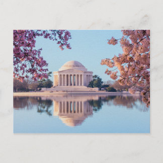 Cartão Postal Bela foto pictórica do Jefferson Memorial