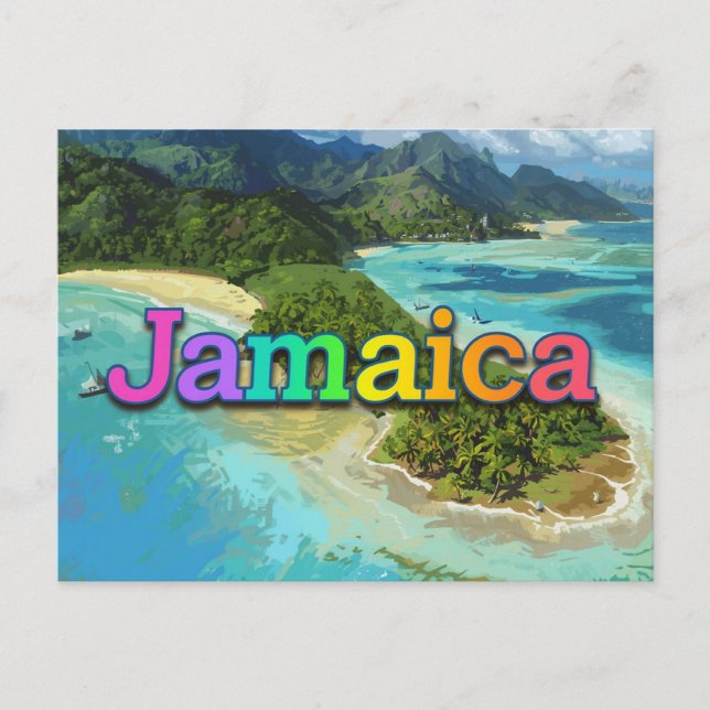 Cartão Postal Bela Jamaica (Frente)