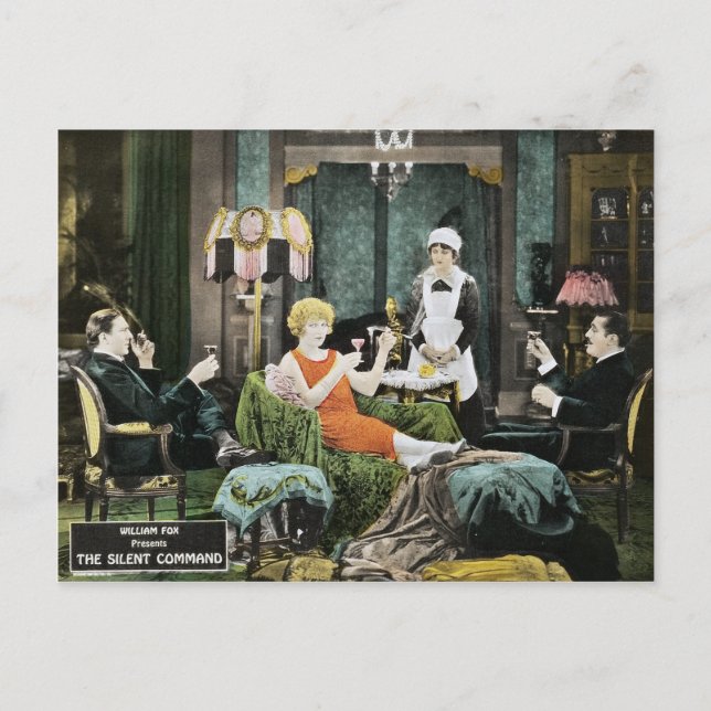 Cartão Postal Bela Lugosi - o comando silencioso (Frente)