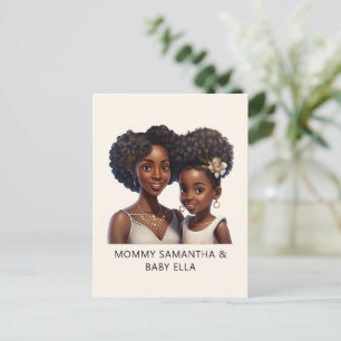 Cartão Postal Bela Mãe e Filha Negras (18)