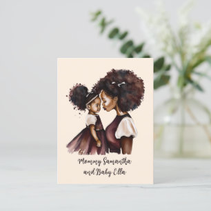 Cartão Postal Bela Mãe e Filha Negras (24)