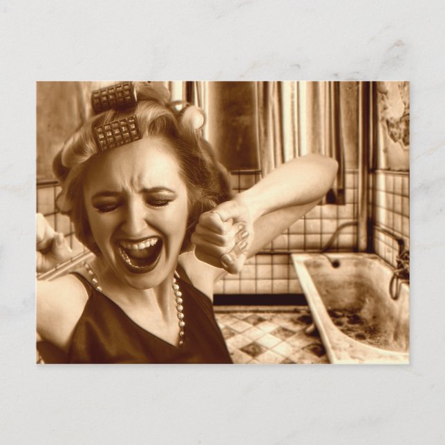 Cartão Postal Bela Rainha pela Manhã (Frente)