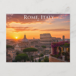 Cartão Postal Bela Roma Itália