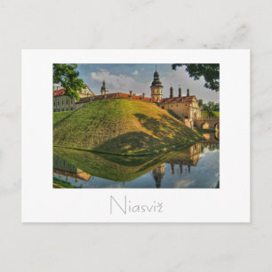 Cartão Postal Belarus Белару́сь Niasviž Castelo de Nesvizh Cartã