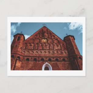 Cartão Postal Belarus Беларуç Igreja Synkavichy Arquitetura