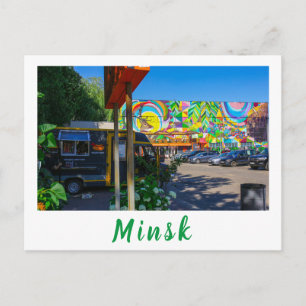 Cartão Postal Belarus Беларуç Minsk Мінск Arquitetura Cartão-pos