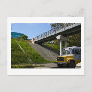 Cartão Postal Belarus Grodno Old Retro Soviético